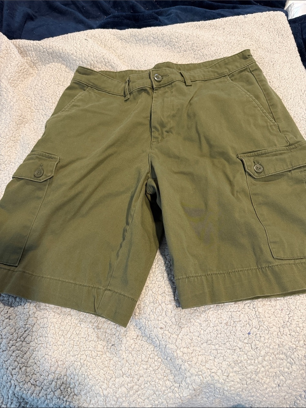 St. John's Bay Olive Green Cargo Shorts